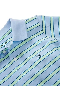 Boys 8-20 Striped Piqué Polo Shirt