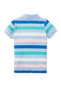 Boys 4-7 Striped Piqué Polo Shirt