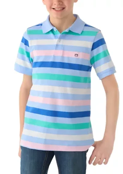 Boys 8-20 Striped Polo Shirt