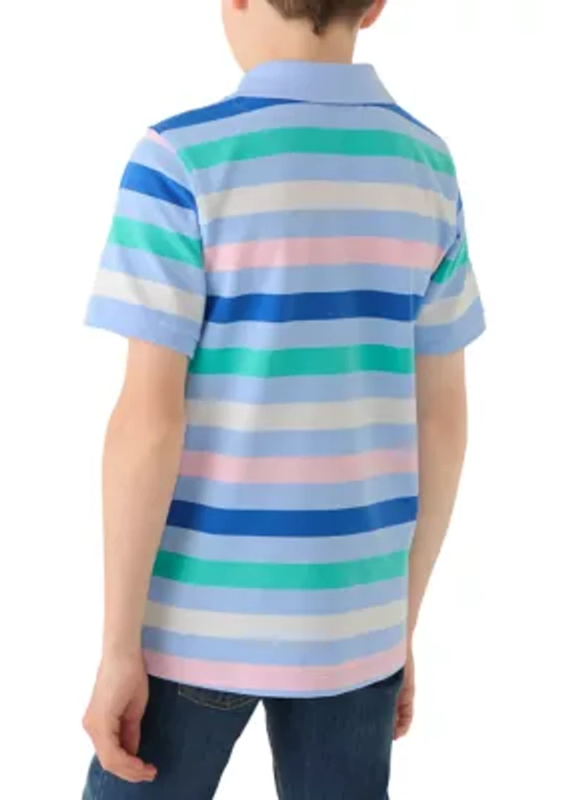 Boys 8-20 Striped Polo Shirt