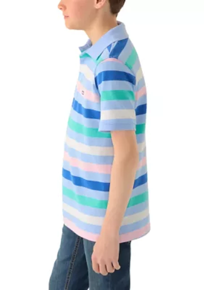 Boys 8-20 Striped Polo Shirt