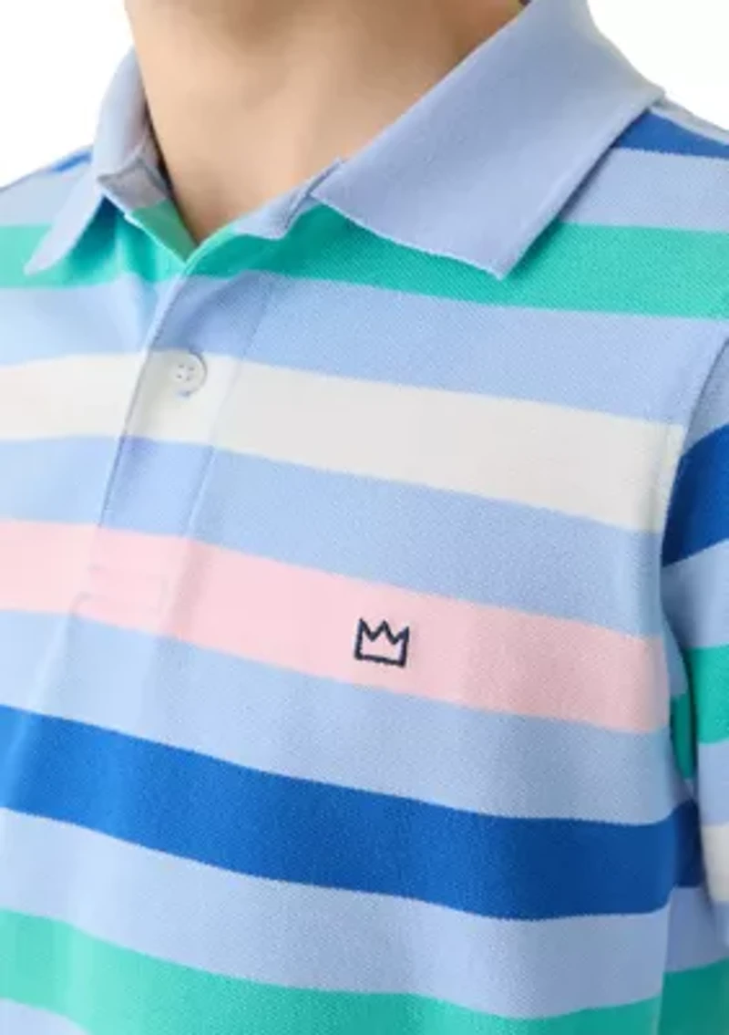 Boys 8-20 Striped Polo Shirt