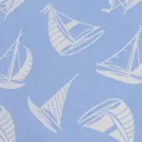 Husky Boys 8-20 Sailboat Printed Short Sleeve Woven Shirt