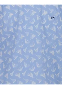 Husky Boys 8-20 Sailboat Printed Short Sleeve Woven Shirt