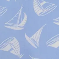 Boys 4-7 Sailboat Printed Short Sleeve Woven Shirt