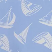 Boys 8-20 Sailboat Printed Short Sleeve Woven Shirt
