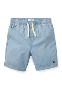 Boys 4-7 Chambray Deck Shorts