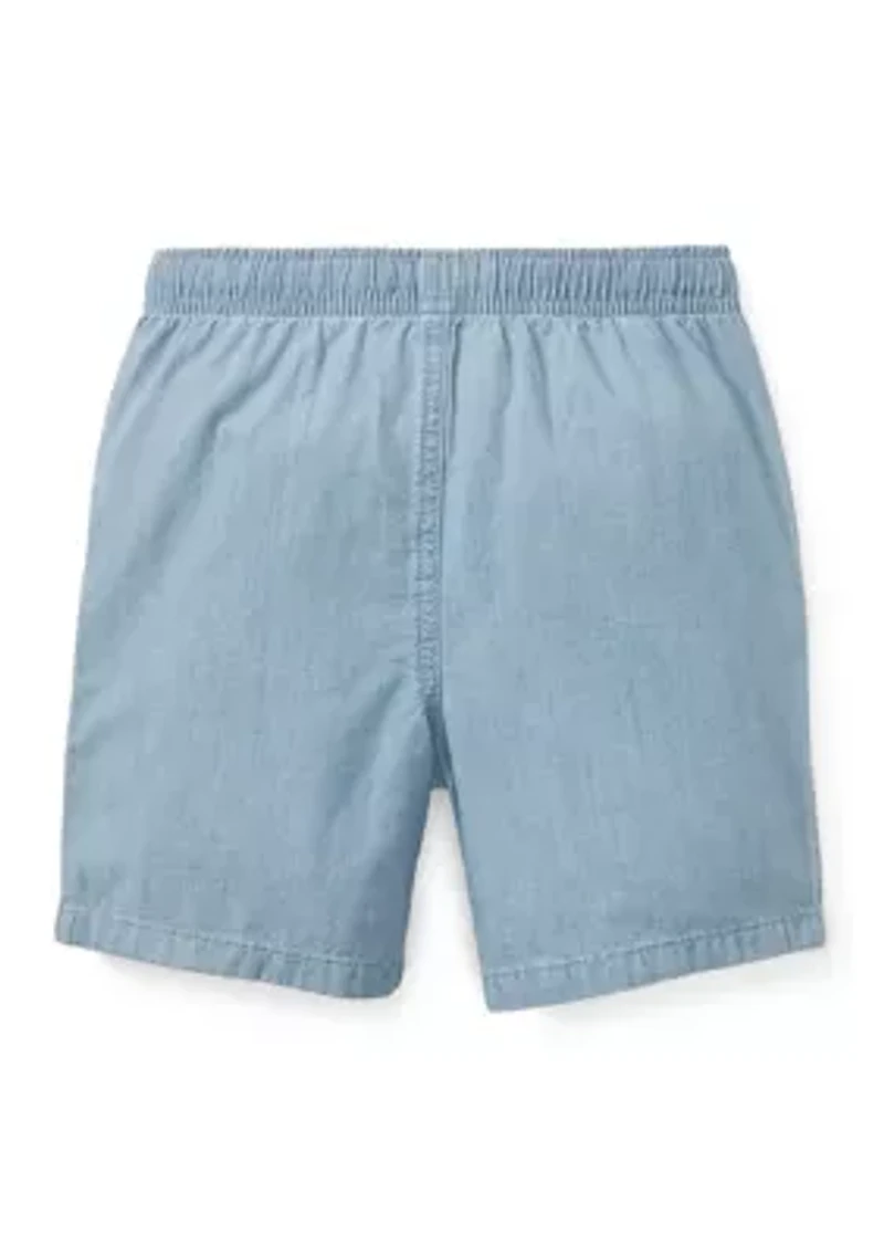 Boys 4-7 Chambray Deck Shorts