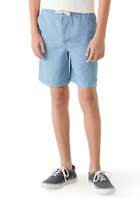 Boys 8-20 Chambray Deck Shorts