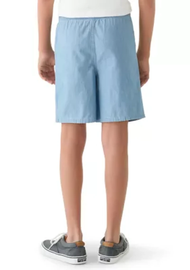 Boys 8-20 Chambray Deck Shorts
