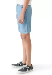 Boys 8-20 Chambray Deck Shorts