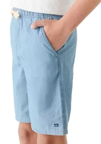 Boys 8-20 Chambray Deck Shorts