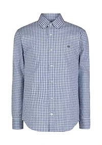Boys 4-7 Woven Gingham Poplin Shirt