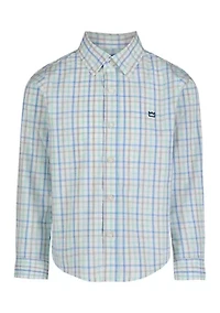 Boys 4-7 Woven Heather Poplin Shirt