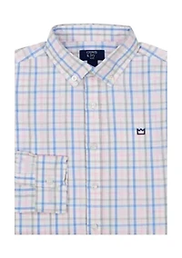 Boys 4-7 Woven Heather Poplin Shirt