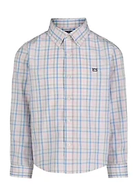 Boys 4-7 Woven Heather Poplin Shirt