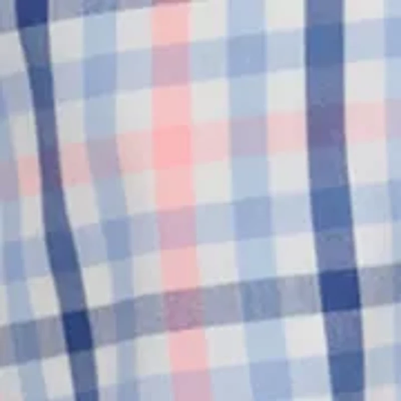 Boys 4-7 Long Sleeve Woven Shore Plaid Poplin Shirt