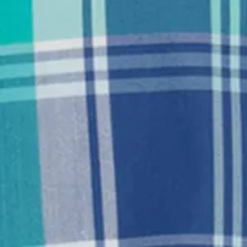 Boys 8-20 Long Sleeve Woven Coastline Plaid Poplin Shirt