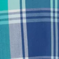 Boys 8-20 Long Sleeve Woven Coastline Plaid Poplin Shirt