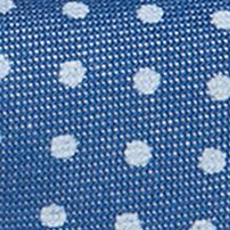 Boys Fashion Chambray Dot Tie