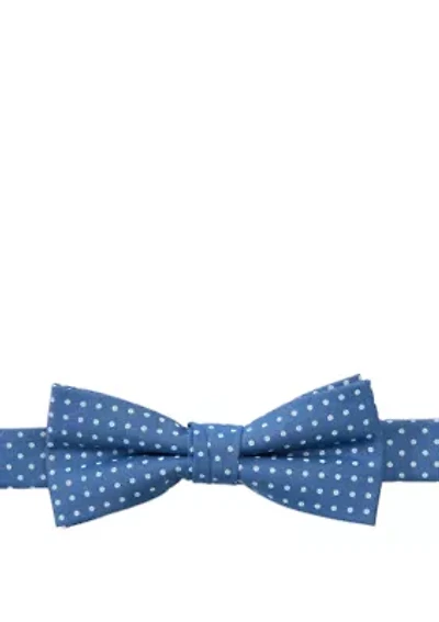 Boys Fashion Chambray Dot Tie