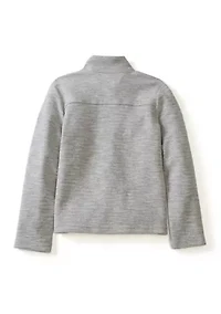 Boys 4-7 Herringbone Quarter Zip Pullover