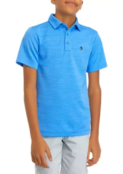 Boys 8-20 Short Sleeve Fishing Polo Shirt