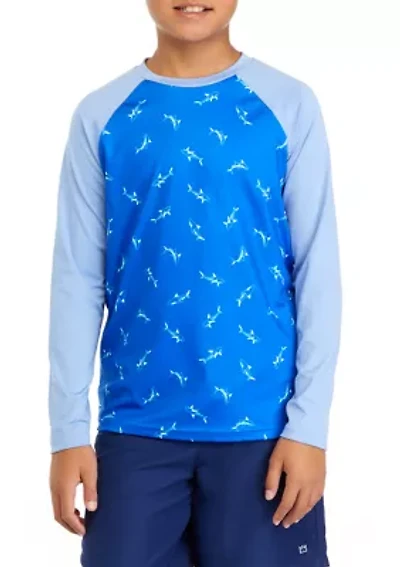 Boys 8-20 Long Sleeve Printed Rashguard