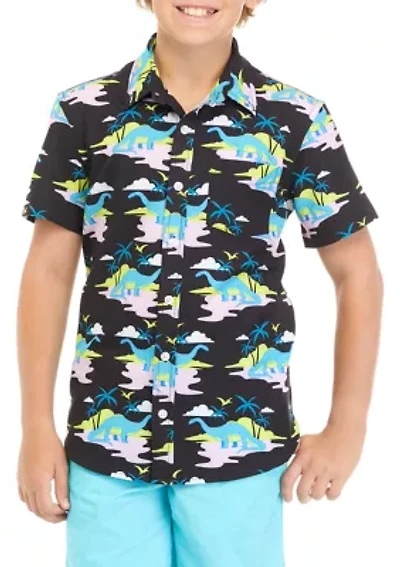 Boys 8-20 Woven Button Down Shirt