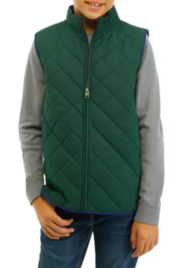 Boys 8-20 Quilted Vest