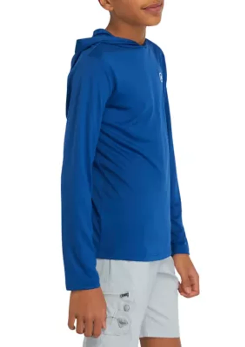 Boys 8-20 Logo Beach Swim Hoodie