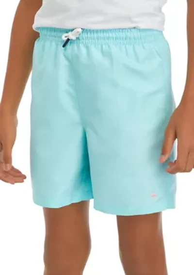 Boys 8-20 Solid Swim Trunks