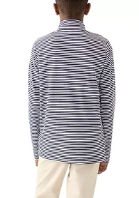 Boys 8-20 Stripe Performance 1/4 Zip Pullover