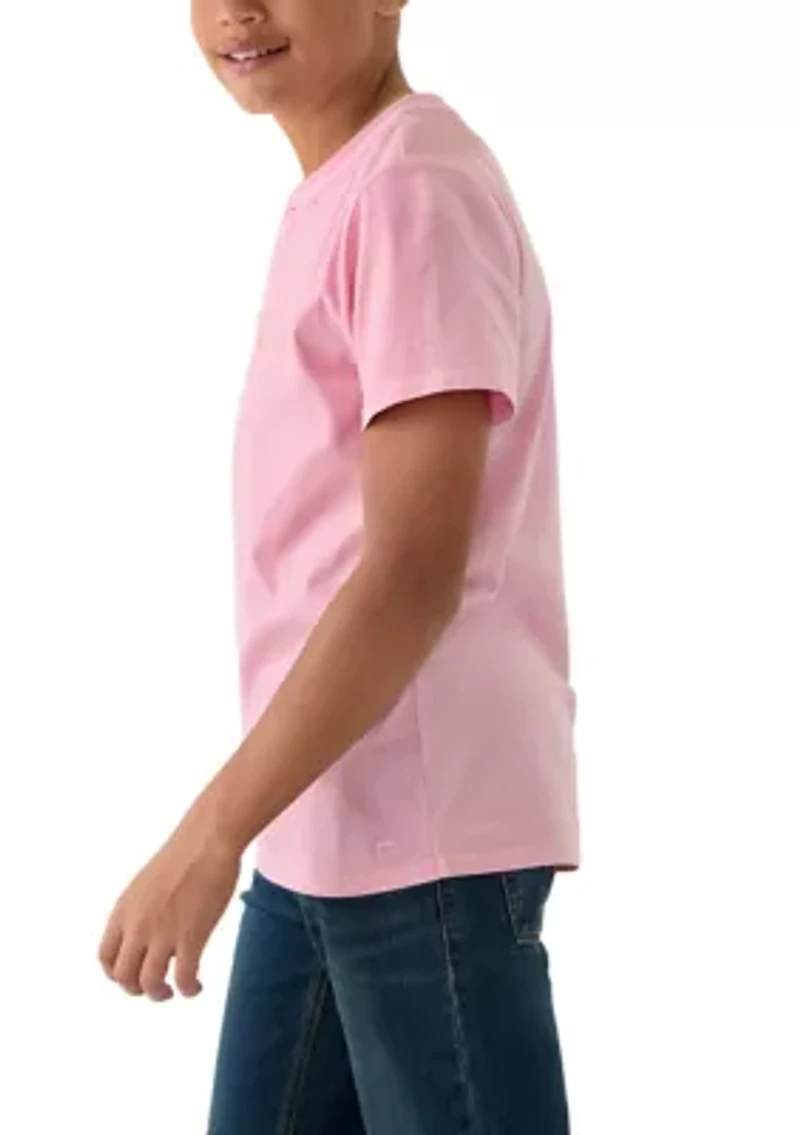 Boys 8-20 Solid Henley Shirt