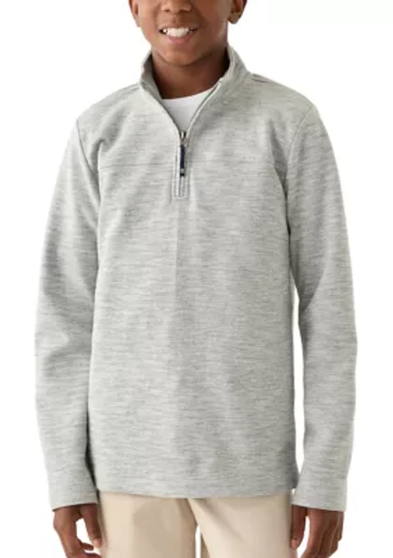 Boys 8-20 Herringbone 1/4 Zip Pullover