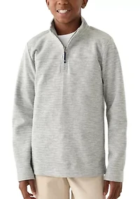 Boys 8-20 Herringbone 1/4 Zip Pullover