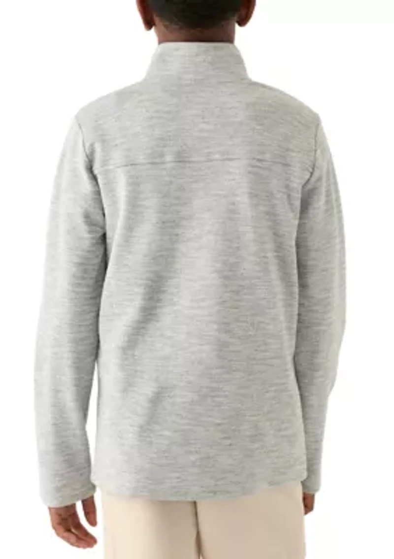 Boys 8-20 Herringbone 1/4 Zip Pullover