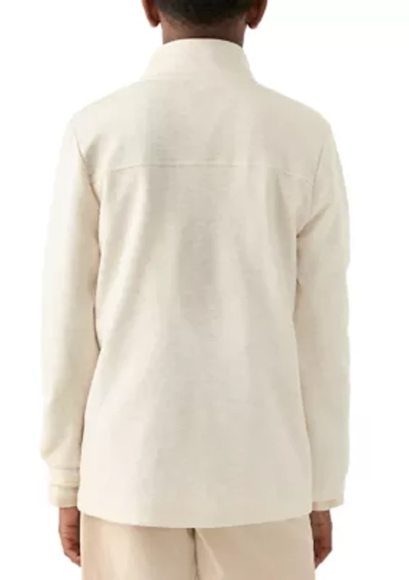 Boys 8-20 Herringbone 1/4 Zip Pullover