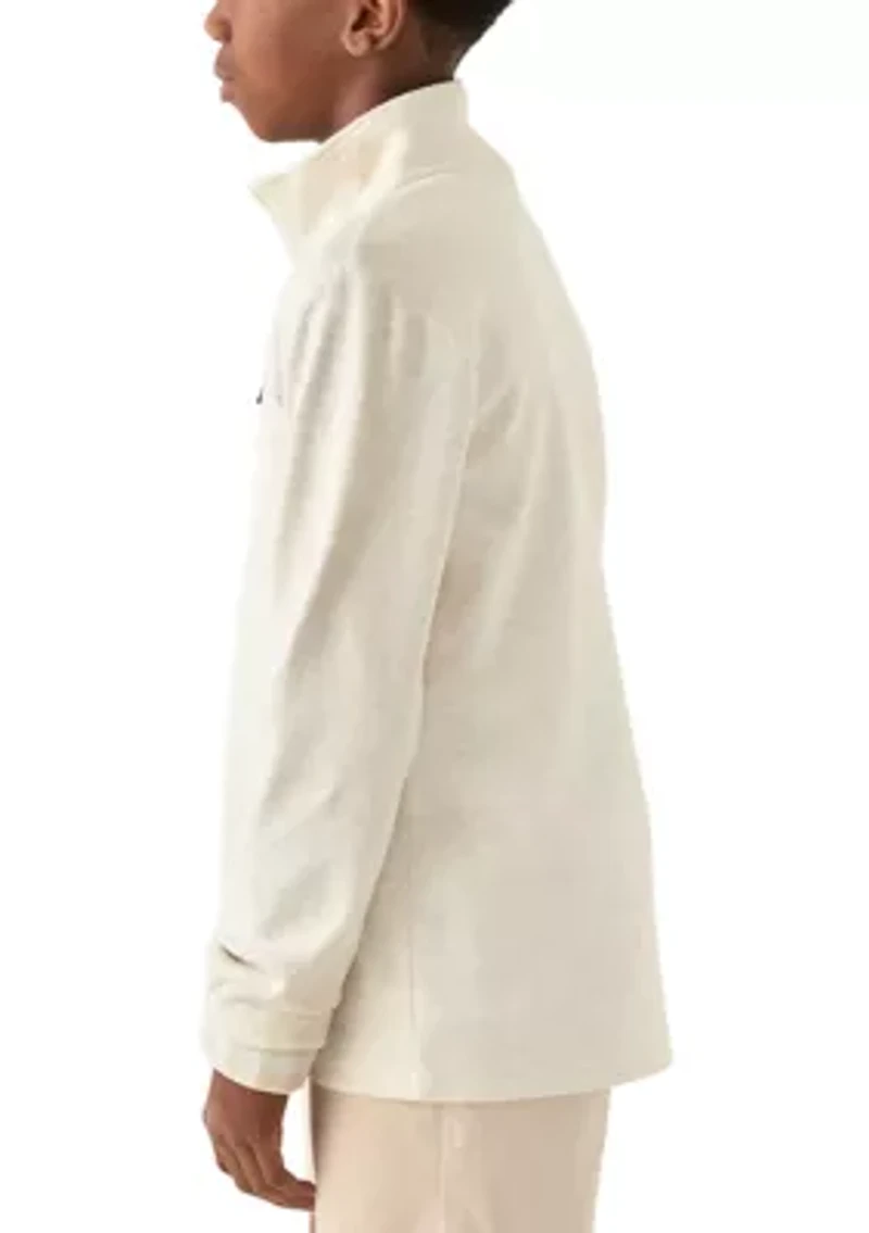 Boys 8-20 Herringbone 1/4 Zip Pullover