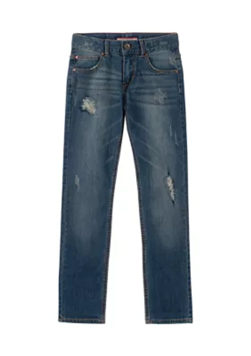 Boys 4-7 Folded Niagra Regular Stretch Revolution Jeans