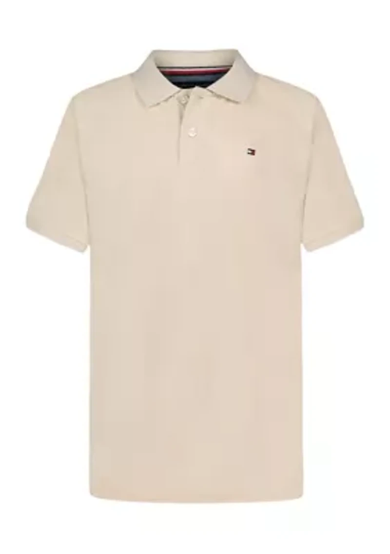 Boys 8-20 Short Sleeve Stretch Polo Shirt
