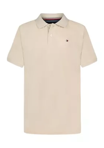 Boys 8-20 Short Sleeve Stretch Polo Shirt