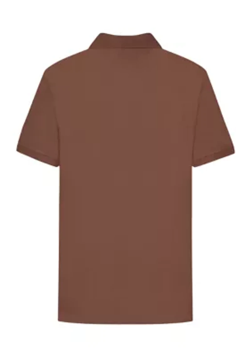 Boys 8-20 Short Sleeve Stretch Polo Shirt