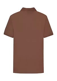 Boys 8-20 Short Sleeve Stretch Polo Shirt