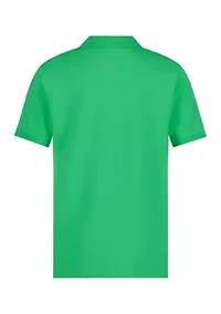 Boys 8-20 Solid Polo Shirt