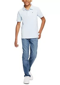 Boys 8-20 Short Sleeve Ivy Polo Shirt
