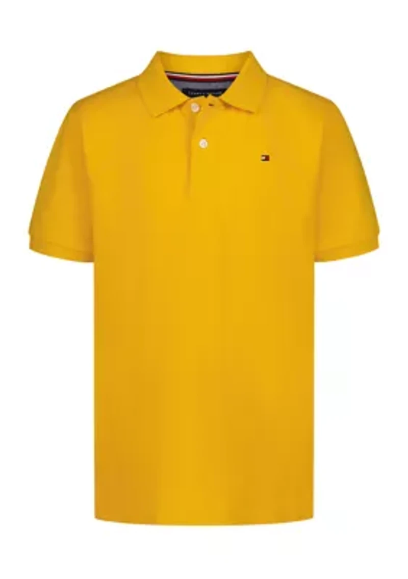 Boys 8-20 Short Sleeve Stretch Ivy Polo Shirt