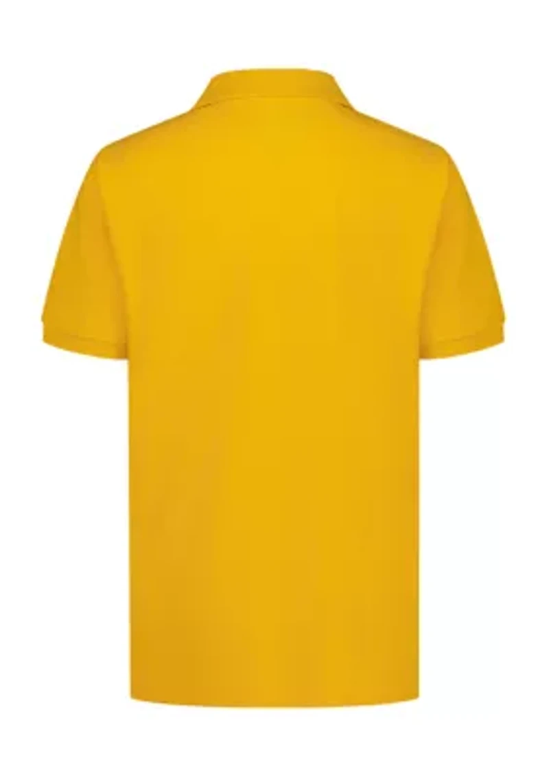 Boys 8-20 Short Sleeve Stretch Ivy Polo Shirt