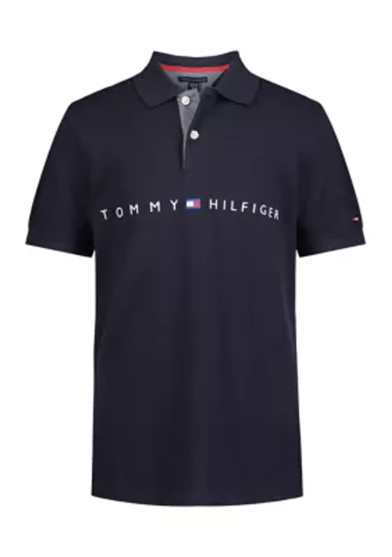 Boys 8-20 Short Sleeve Solid Tomas Polo Shirt