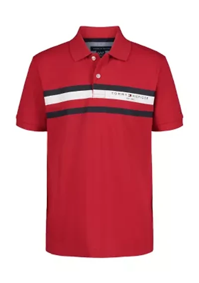 Boys 4-7 Global Stripe Polo Shirt